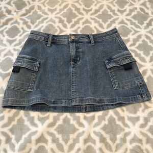 Princess Polly Grishea Low Rise Denim Skirt size 4